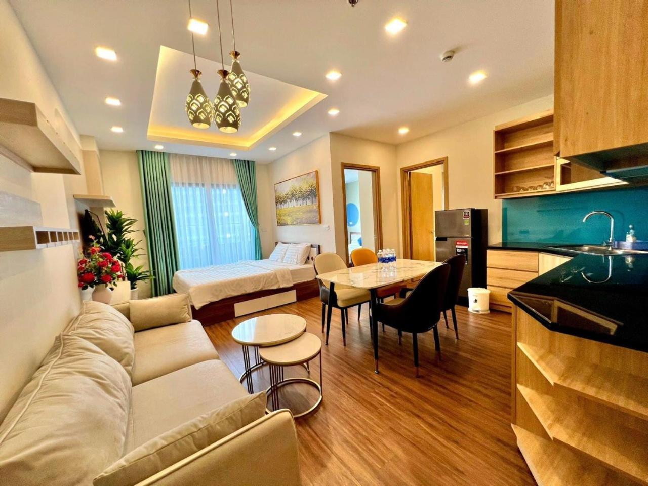 Apartament Flc Sea Tower Quy Nhon - Can Ho Du Lich Chuan 5 Sao - View Bien Co Ho Boi Zewnętrze zdjęcie